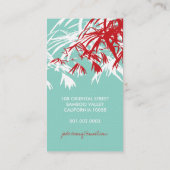 Bamboe laat dubbelgeluk over het Chinese huwelijk Visitekaartje (Achterkant)