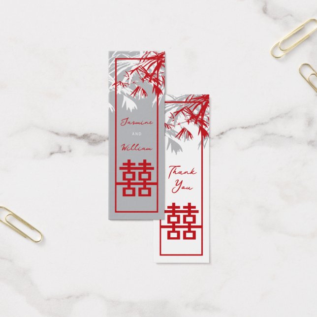 Bamboe laat Labels met tweeduizend cadeautjes Mini Visitekaartjes (Kantoor)