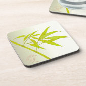Bamboe Leaves en Japans symbool Onderzetters (Linkerzijde)