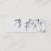 Bamboe Leaves/Oriental Zen Profilecard/Bladwijzer Mini Visitekaartje (Achterkant)