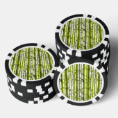 Bamboe lessen poker chips (Opstapeling)