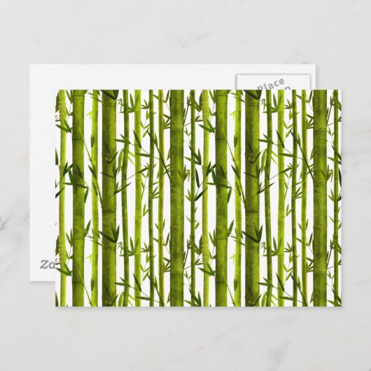 Bamboe Lessons Briefkaart (Voorkant / Achterkant)