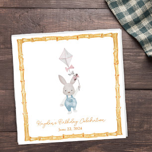 Bamboe Lijst Bunny Gepersonaliseerde servet
