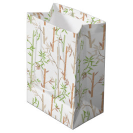 Bamboe Loofwerk Oosterse Groen Bladeren Medium Cadeauzakje