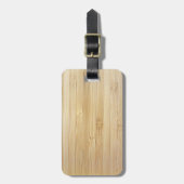 Bamboe-look Bagagelabel (Voorkant verticaal)