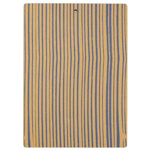 Bamboe look Striped Klembord (Achterkant)