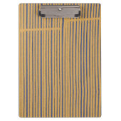 Bamboe look Striped Klembord (Voorkant)