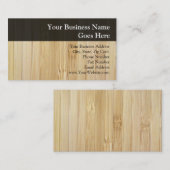 Bamboe-look Visitekaartje (Voorkant / Achterkant)