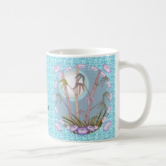 Bamboe Lotus Maan Koffiemok (Rechts)