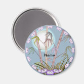 Bamboe Lotus Moon magneet (Voorkant / Achterkant)