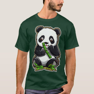 Bamboe Love Endearing Panda Eating 2 T-shirt