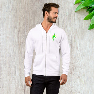 Bamboe Mannen Full-Zip Hoodie