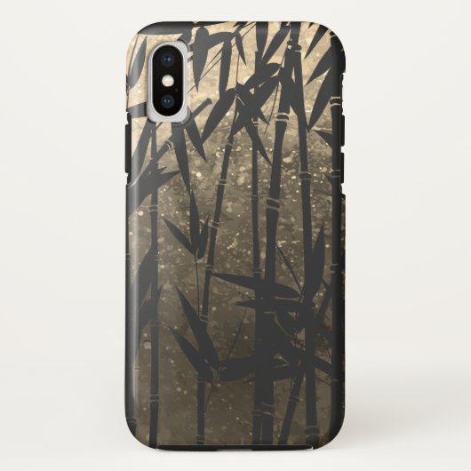 Bamboe Marmer sepia Case-Mate iPhone Case (Achterkant)