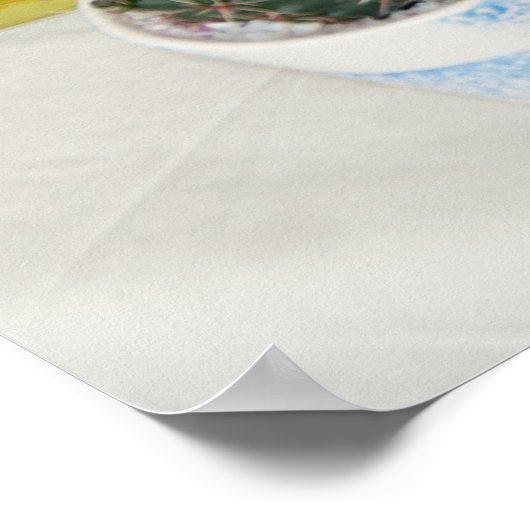 Bamboe Massage Tools naast Legs Poster (Hoek)