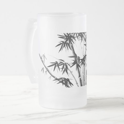 Bamboe Matglas Bierpul (Voorkant links)