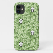 Bamboe met Panda's Case-Mate iPhone Case (Achterkant)