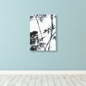 Bamboe met Stone Canvas Afdruk (Insitu (Houten vloer))