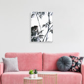 Bamboe met Stone Canvas Afdruk (Insitu (Woonkamer))