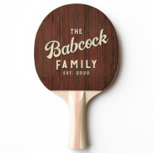 Bamboe met vlekken Retro familienaam & jaar