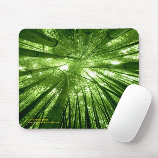 Bamboe-mousepad Muismat (Met muis)