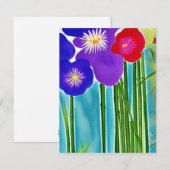 Bamboe Note-kaarten Notitiekaartje (Voorkant / Achterkant)