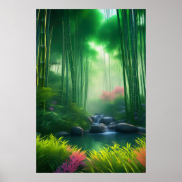 Bamboe Oase, Het ontdekken van de verborgen lente Poster