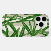 Bamboe Oerwoud Hawaiian Stripe - Taupe en Groen Case-Mate iPhone Case (Achterkant (horizontaal))