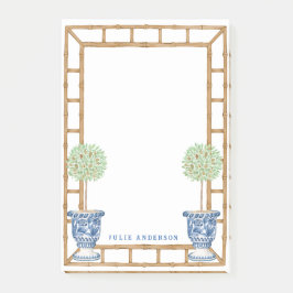 Bamboe & Olijf Topiary | Chinoiserie Post-it® Notes