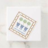 Bamboe & Olive Topiary Crest | Monogram Bedankjes Labels (In situ)