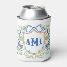 Bamboe & Olive Topiary Crest | Monogram Blikjeskoeler