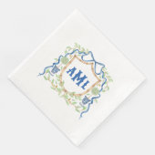 Bamboe & Olive Topiary Crest | Monogram Servet (Hoek)