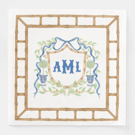 Bamboe & Olive Topiary Crest | Monogram Servet