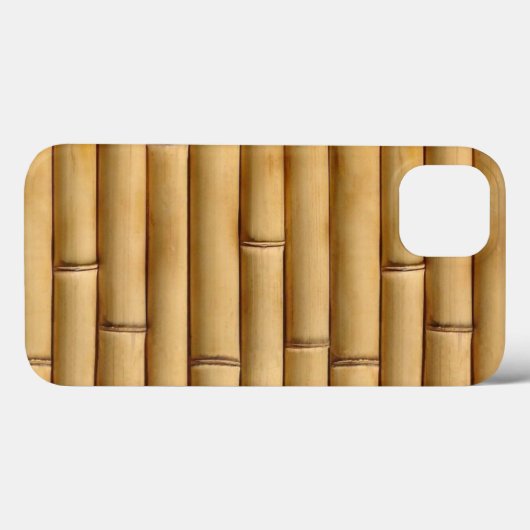 Bamboe ontwerp Case-Mate iPhone Case (Achterkant (horizontaal))