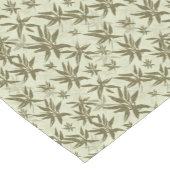 Bamboe op beige vellen - naadloos oppervlaktepatro korte tafelloper (Hoek)