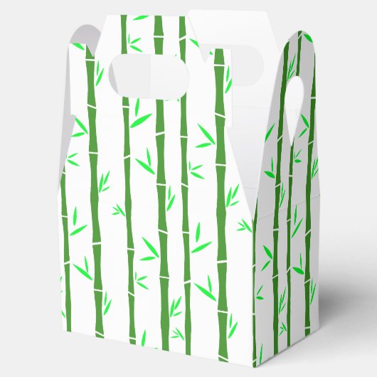 Bamboe op maat bedankdoosjes (Geopend)