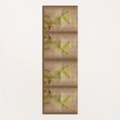 Bamboe op perkament papier yogamat (Voorkant)