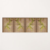 Bamboe op perkament papier yogamat (Voorkant (horizontaal))