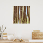 Bamboe op Terra Firma Poster (Keuken)