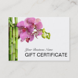 Bamboe Orchids Spa Salon Cadeaubon Kortingskaartje
