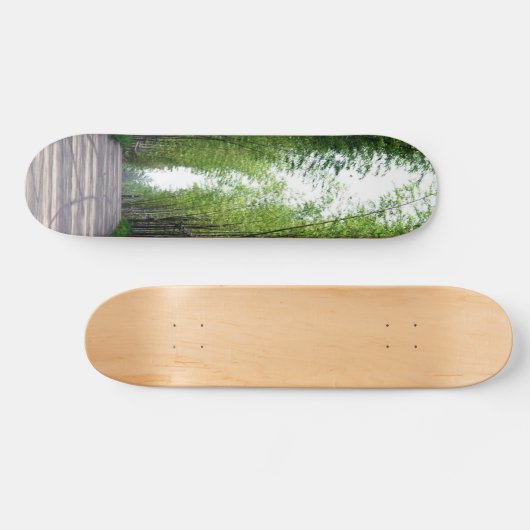 Bamboe-pad Persoonlijk Skateboard (Horizontaal)