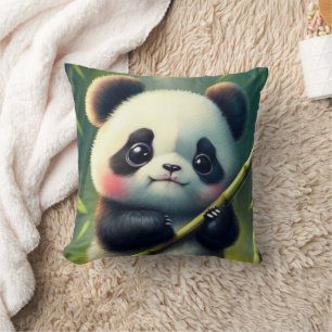 Bamboe Panda (2 zijdig) : Kussen