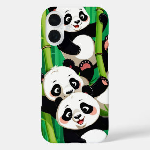 Bamboe Panda iPhone 16 Hoesje