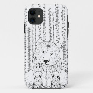 Bamboe Panda Doodle Case-Mate iPhone Case