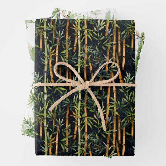 Bamboe Panda inpakpapier (In situ)