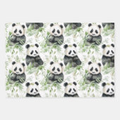 Bamboe Panda inpakpapier Vel (Voorkant)