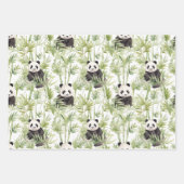 Bamboe Panda inpakpapier Vel (Voorkant)