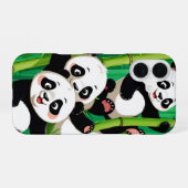 Bamboe Panda iPhone 16 Hoesje (Achterkant horizontaal)