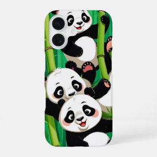 Bamboe Panda iPhone 16 Hoesje