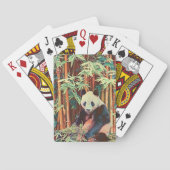 Bamboe Panda Pokerkaarten (Achterkant)