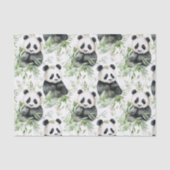 Bamboe Panda Tissue Papier (Voorkant)